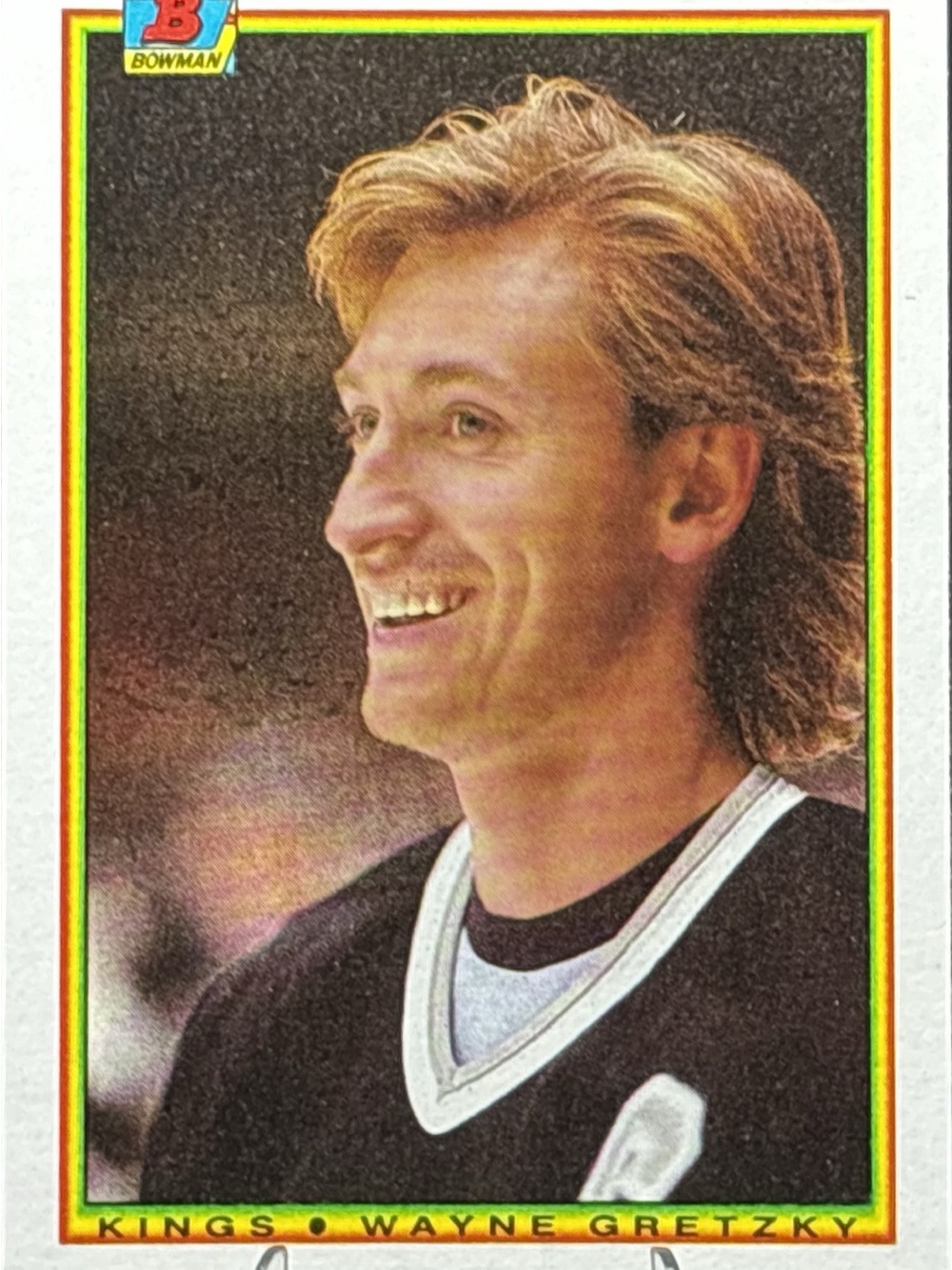 Topps Bowman Wayne Gretzky Hockey Card